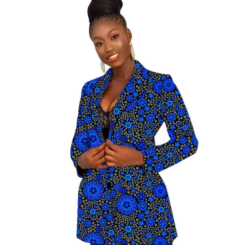 New Ankara Blazers African Wedding Party Short Coat