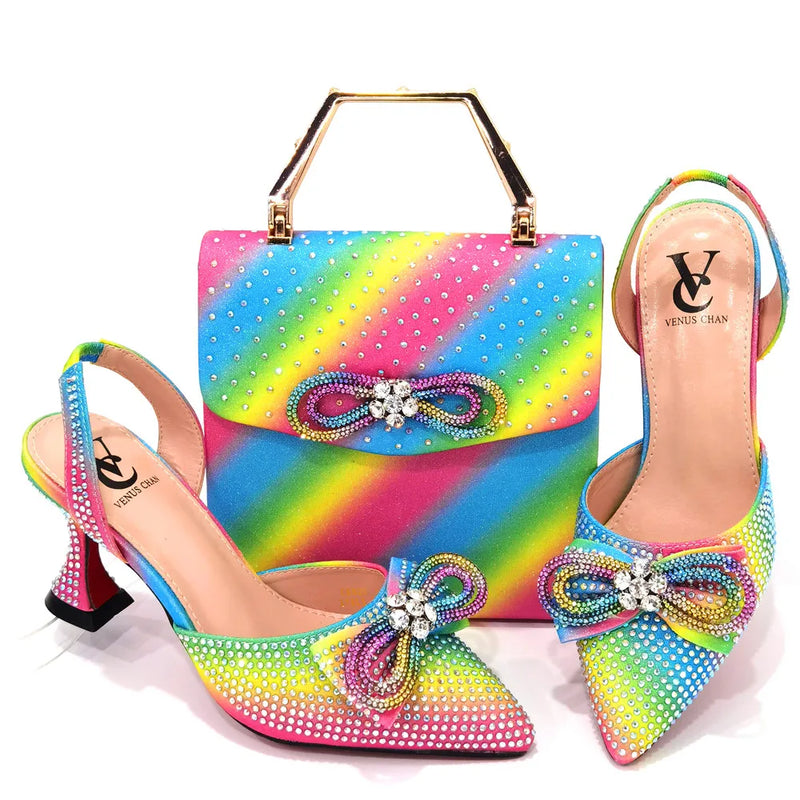 New Arrival Fashion Italian Shoes and Bag Sets