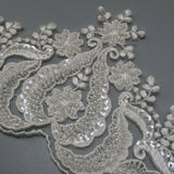 New luxury beaded embroidery lace