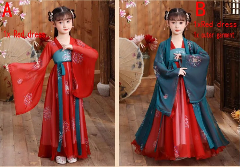 New Retro Chinese Hanfu Dress