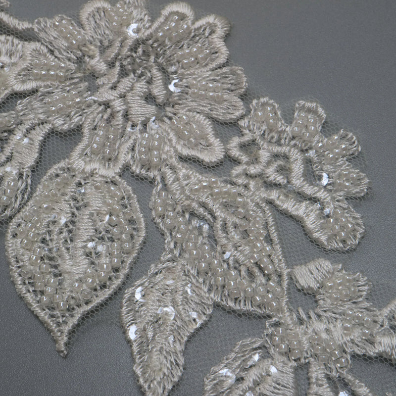 New luxury beaded embroidery lace