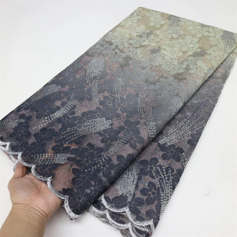 High Quality Sequins Net Tulle Lace Fabric