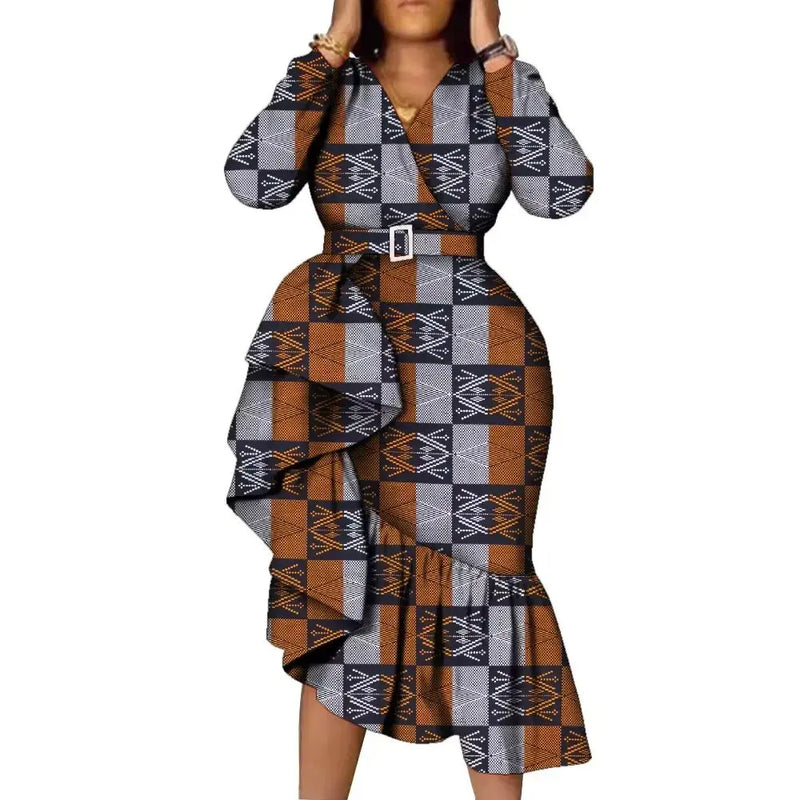 African Women  Ankara Dashiki  Dress