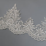 New luxury beaded embroidery lace