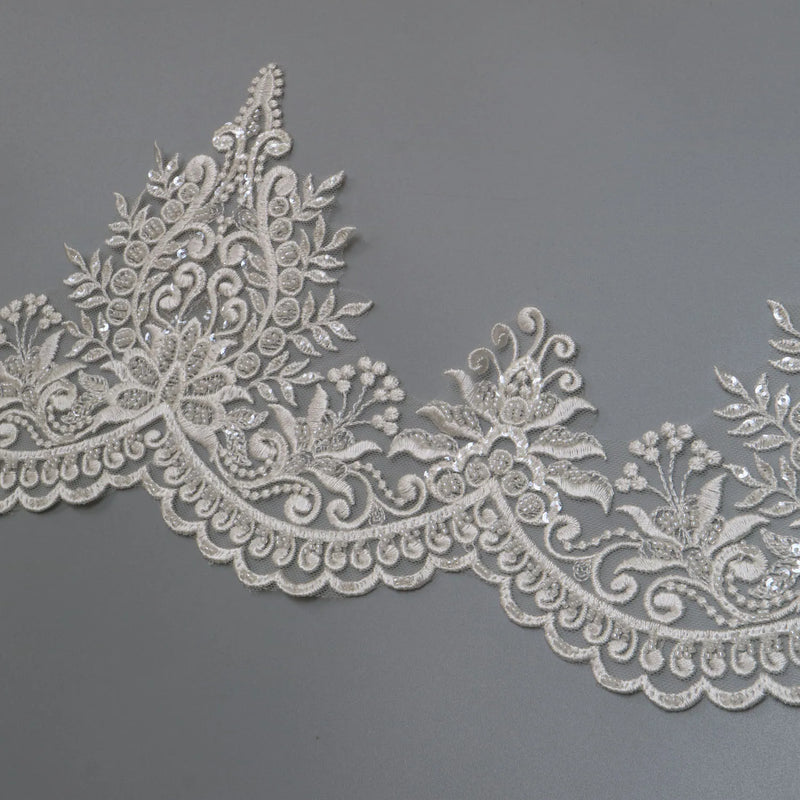 New luxury beaded embroidery lace