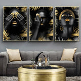 African Woman Portrait Wall Art Posters