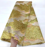 African Jacquard Brocade Luxury Fabric