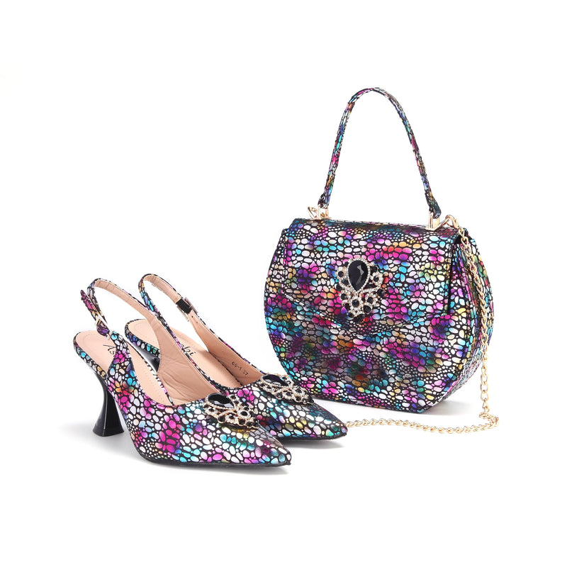 New African fashion Italian Shoes And Bag Sets