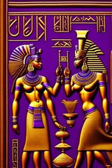 Black Golden Ancient Egyptian Art Prints 3D Posters