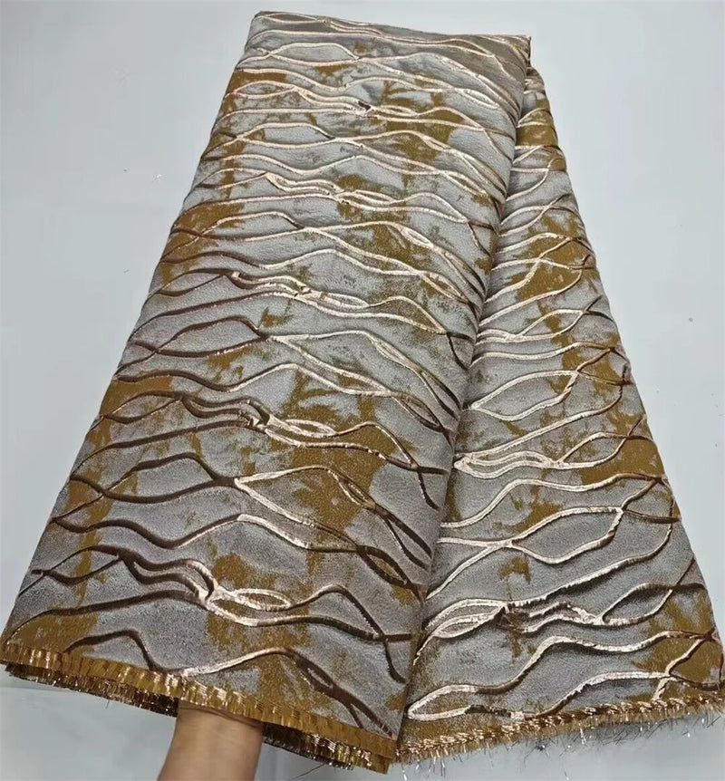 New African Jacquard Brocade Luxury Fabric