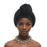 New Glitter Fabric Knoted Turban Cap