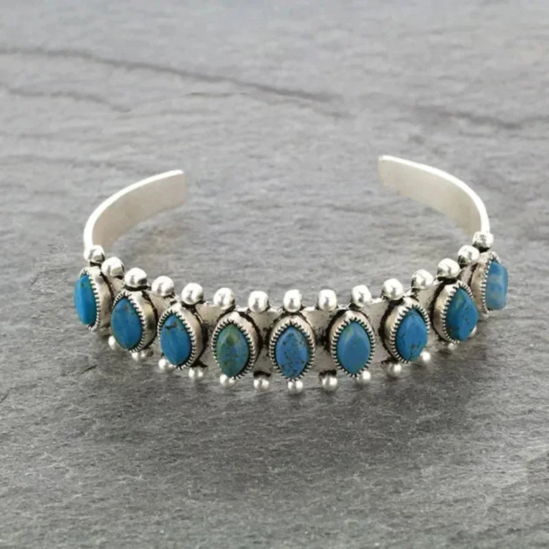 Vintage Turquoises Imitation Natural Stone Bracelets