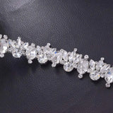 New Luxury Shiny Glass Strass Bridal Dress Belt