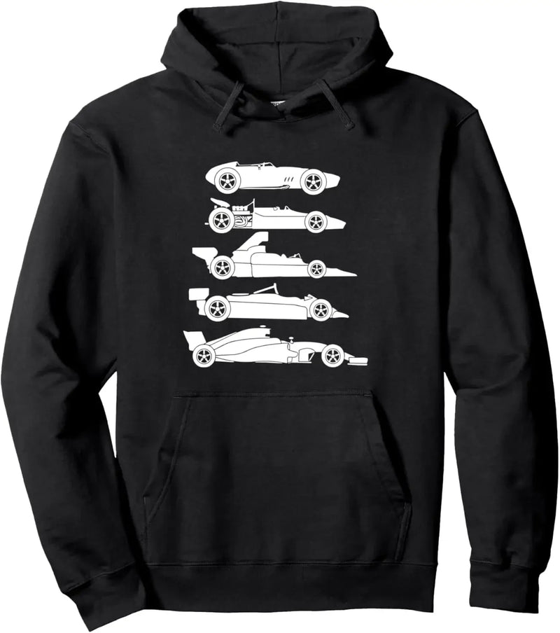 Formula Racing Car Turbo Sports Car Race Fan Pullover Hoodie