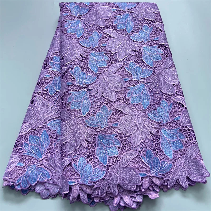 High Quality Water Soluble African Lace Fabric