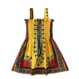 Summer Fashion Style African Children Polyester Printing Dress