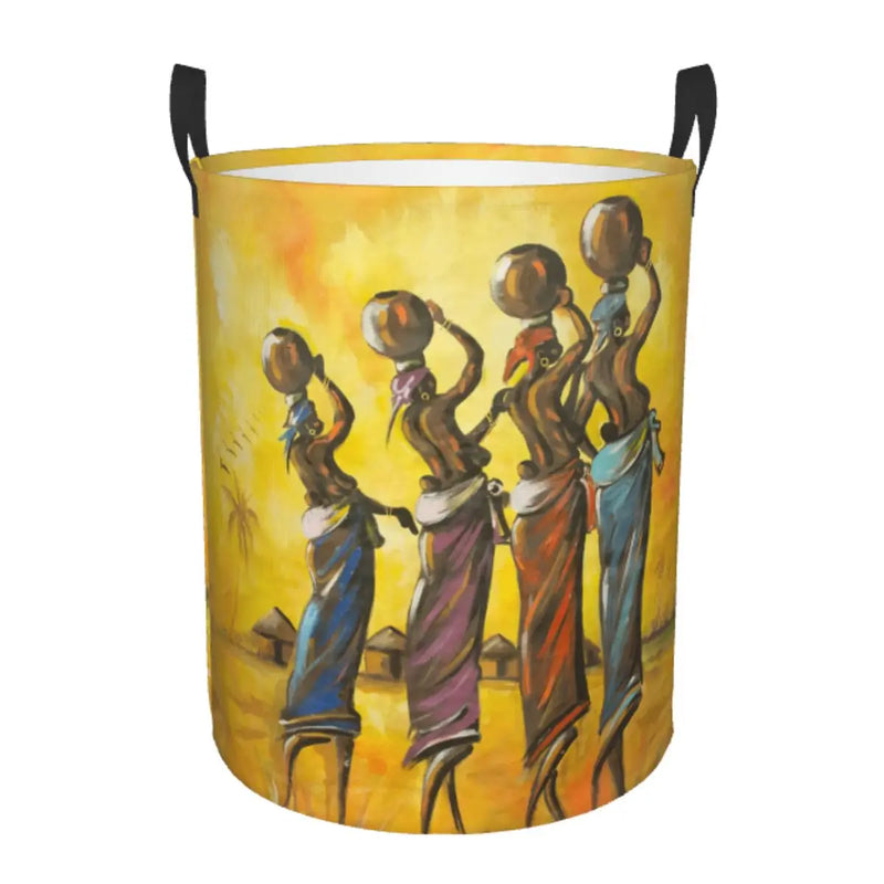 New African Ethnic Style Pattern Laundry Basket