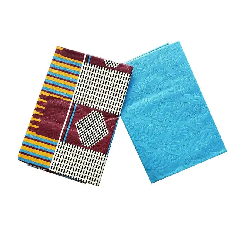 ACI African Real Wax Polyester Kente Fabric