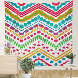 New Mexican Style Aztec Retro Patterned Tapestry