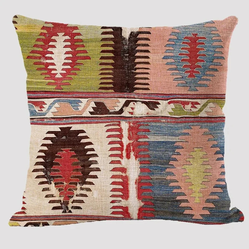 New Multicolors Abstract Ethnic Geometry Print Decorative Pillows