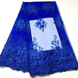 High Quality Lace Bead Nigerian Lace Fabric