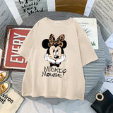 Mickey Anime Blouses Y2k Graphic T Shirts