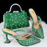 New Women Shoes and Bag Set