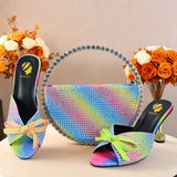 Italian Style Nigerian Women Shoe Matching Bag Set