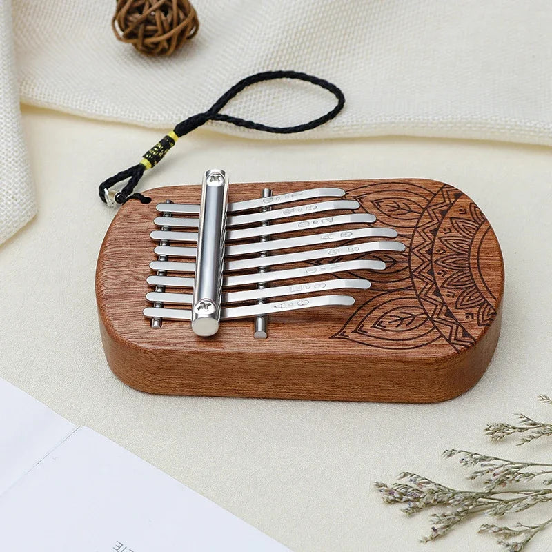 New Wood Mini 8 Key Kalimba African Finger Thumb Piano