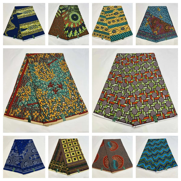 New Guaranteed Veritable 100% Original Real Wax Ankara Fabric