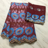 New fashion basin riche brode lace guinea brocade fabric