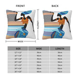 Africa Women Ethnic Style Soft Luxury Pillow Cases