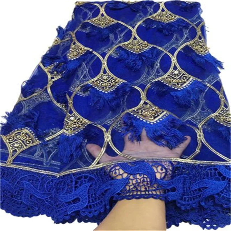 New Fashion African Brocade Lace Fabric