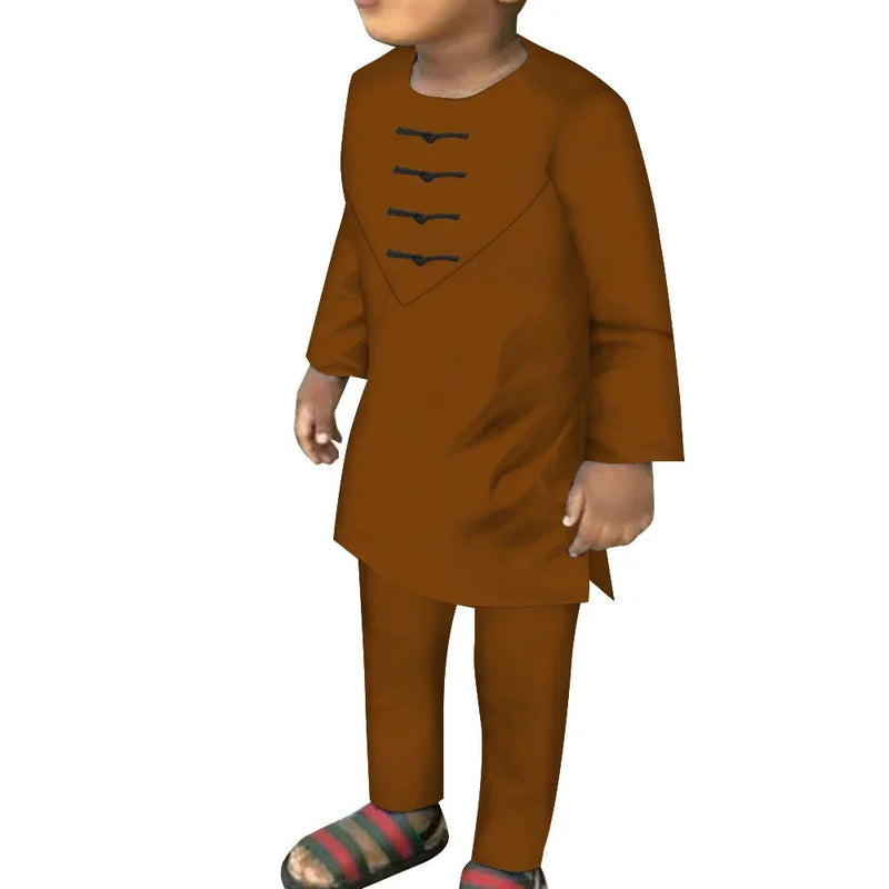 African Boy's Tops and Pants Sets