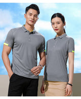 Summer Quick Drying Polos Printed Ice Cooling Shirt