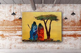 African Ethnic Tribe Art Canvas Wall Decoration