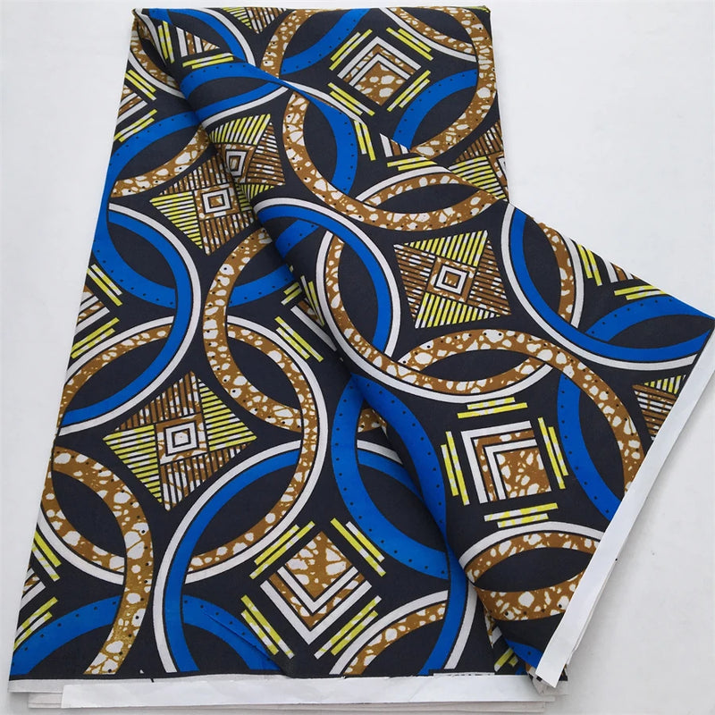 African Wax Block Batik Dutch fabric