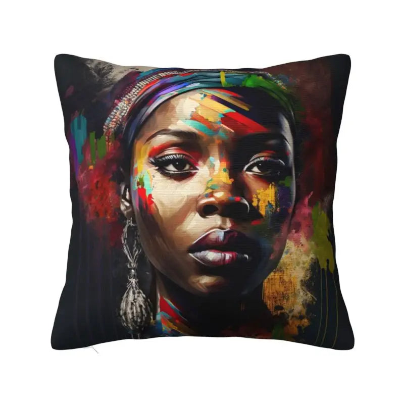 New Fashion African Ethnic Style Pattern Square Pillow Case