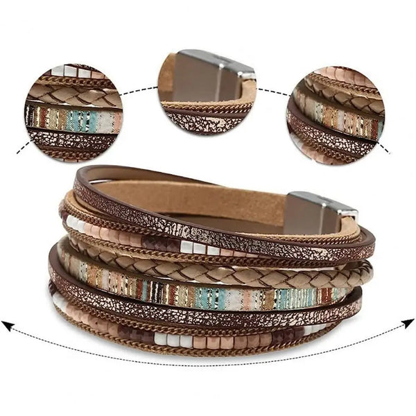 Women Boho Style Multi-layer Bracelet