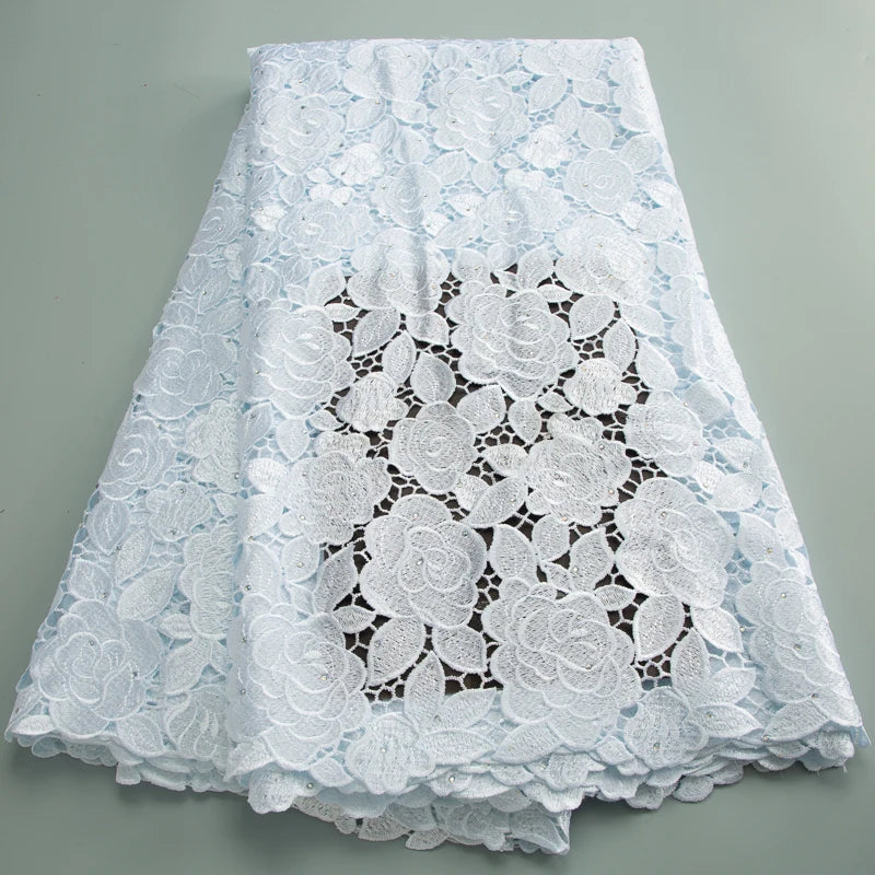 High Quality Water Soluble African Lace Fabric