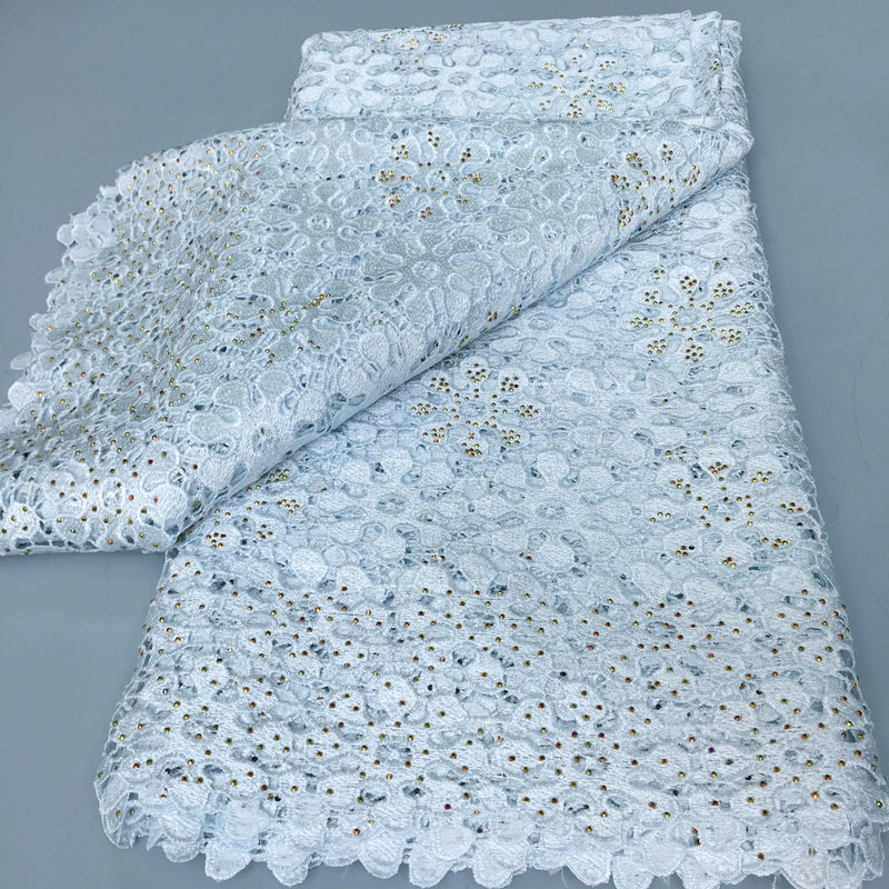 High Quality Water Soluble African Lace Fabric