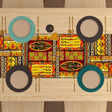 New Ethnic Bohemian African Totems Linen Table Decor