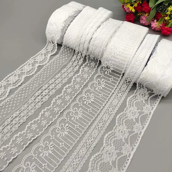 New White Ribbon Lace