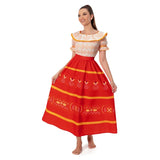 Kids Adult Dolores Madrigal Cosplay Costume Dress