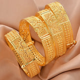 New Ethiopian Gold Color Bangles