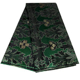 High Quality 3D Damask Embroidery Headtie Fabric