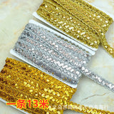 New S-shaped Bead Ribbon Ethnic Dance Costume Accessories