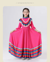 New  Mexican Girls' Skirts Big Ethnic Style Dresses