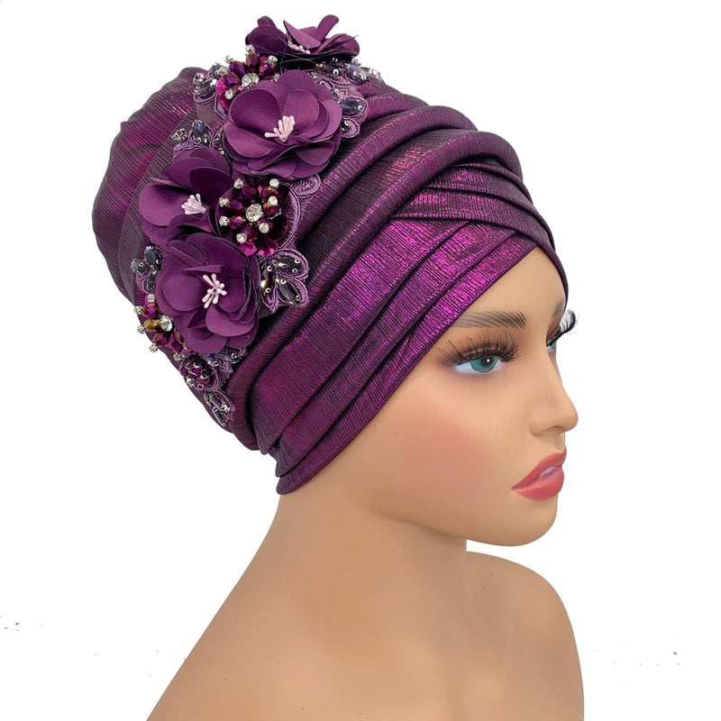 New African Women's Turban Cap