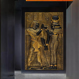 Black Golden Ancient Egyptian Art Prints 3D Posters